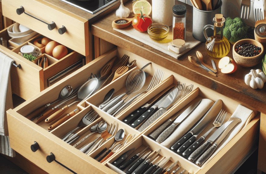 Maximiza la Eficiencia en la Cocina: Organización Sencilla con Cajones