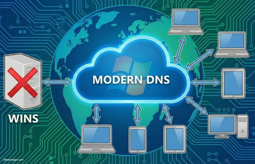 Microsoft Anuncia la Despedida de WINS: El Fin de una Era en la Resolución de Nombres de Windows Server