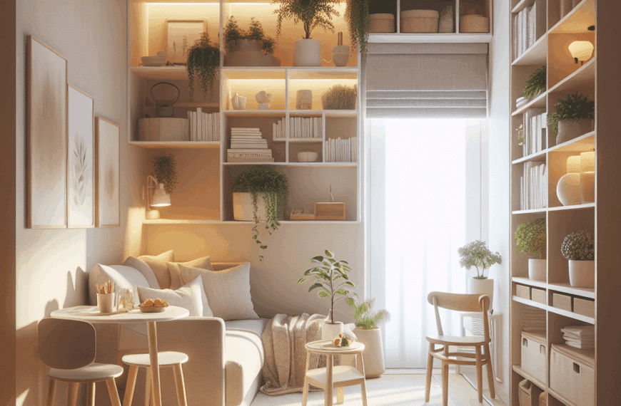 Optimiza tu Espacio: Consejos Acogedores y Funcionales para Decorar un Piso de 40m²