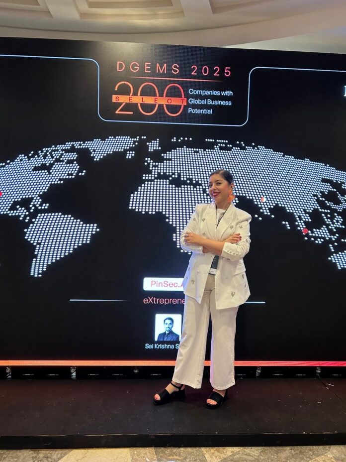 Patricia Sánchez representa a España en el evento internacional FORBES DGEMS 2025 en India