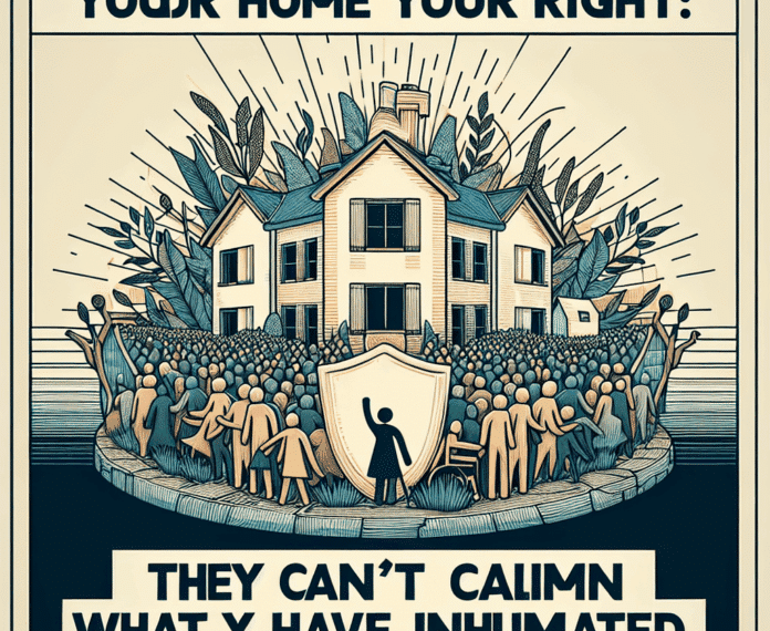 "no te pueden pedir la casa como si no hubieras habitado en ella"