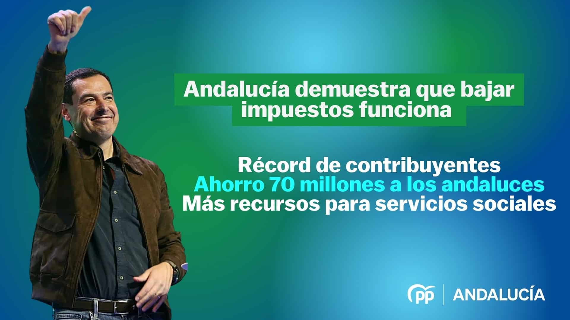 andalucía bajada impuestos