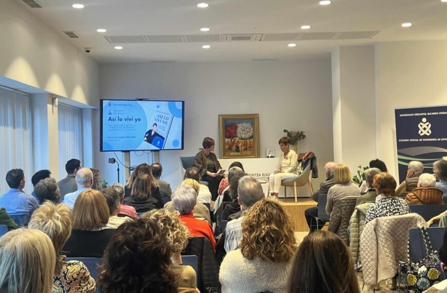 El COEGI presenta 'Así lo viví yo', memoria histórica de la enfermería guipuzcoana y su Colegio escrita por la expresidenta María Jesús Zapirain