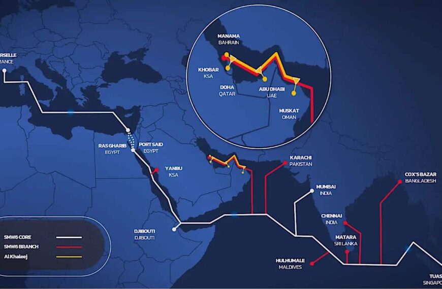SeaMeWe-6 Conecta Continentes: Nuevo Hito en Karachi Fortalece Vínculo Submarino entre Europa y Asia