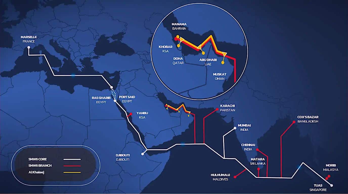 SeaMeWe-6 Conecta Continentes: Nuevo Hito en Karachi Fortalece Vínculo Submarino entre Europa y Asia 1 SeaMeWe 6 Conecta Continentes Nuevo Hito en Karachi Fortalece Vinculo Submarino