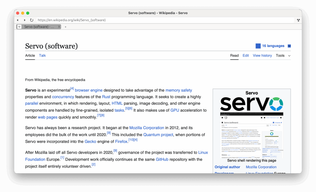 Servo: La Nueva Frontera en Motores Web para Superar a Chromium, WebKit y Gecko 1 Servo La Nueva Frontera en Motores Web para Superar a