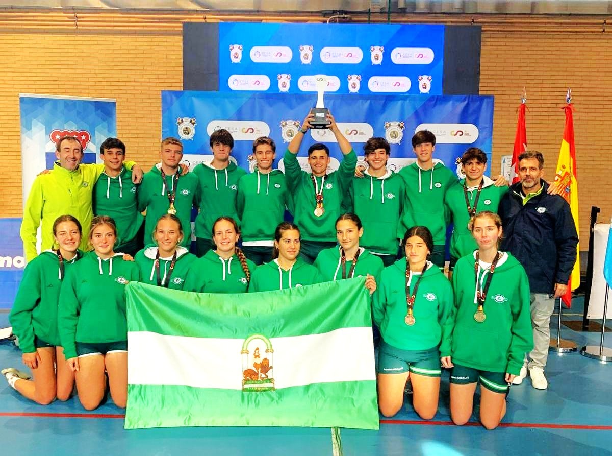 Andalucía, subcampeona de España en edad escolar