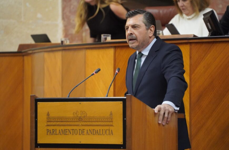 Toni Martín, durante el Debate del Estado de la Comunidad