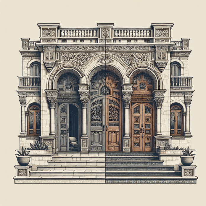 Transforma Tu Entrada en el Centro de Estilo de Tu Hogar 1 "Media España tiene estas puertas, es hora de reformarlas para que parezcan sacadas de una revista de decoración"