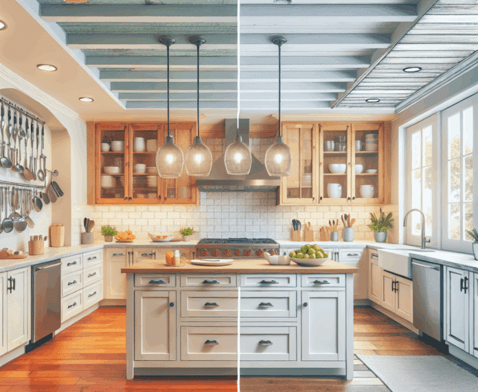 Así se transformó una cocina desfasada de los 2000 en un espacio diáfano lleno de luz y armonía