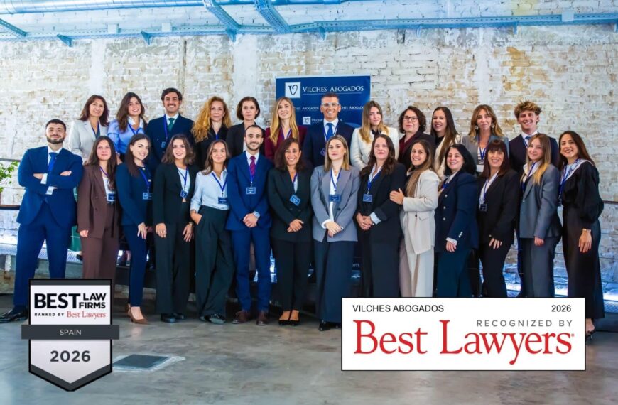 Vilches Abogados, reconocido como uno de los mejores bufetes por cuarto año consecutivo por 'Best Lawyers'