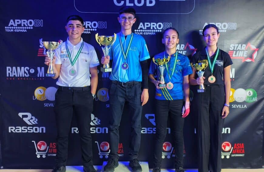 Yoan Damyanov: Campeón de Andalucía Junior en Bola 8, Bola 9 y Bola 10 para la Temporada 25/26