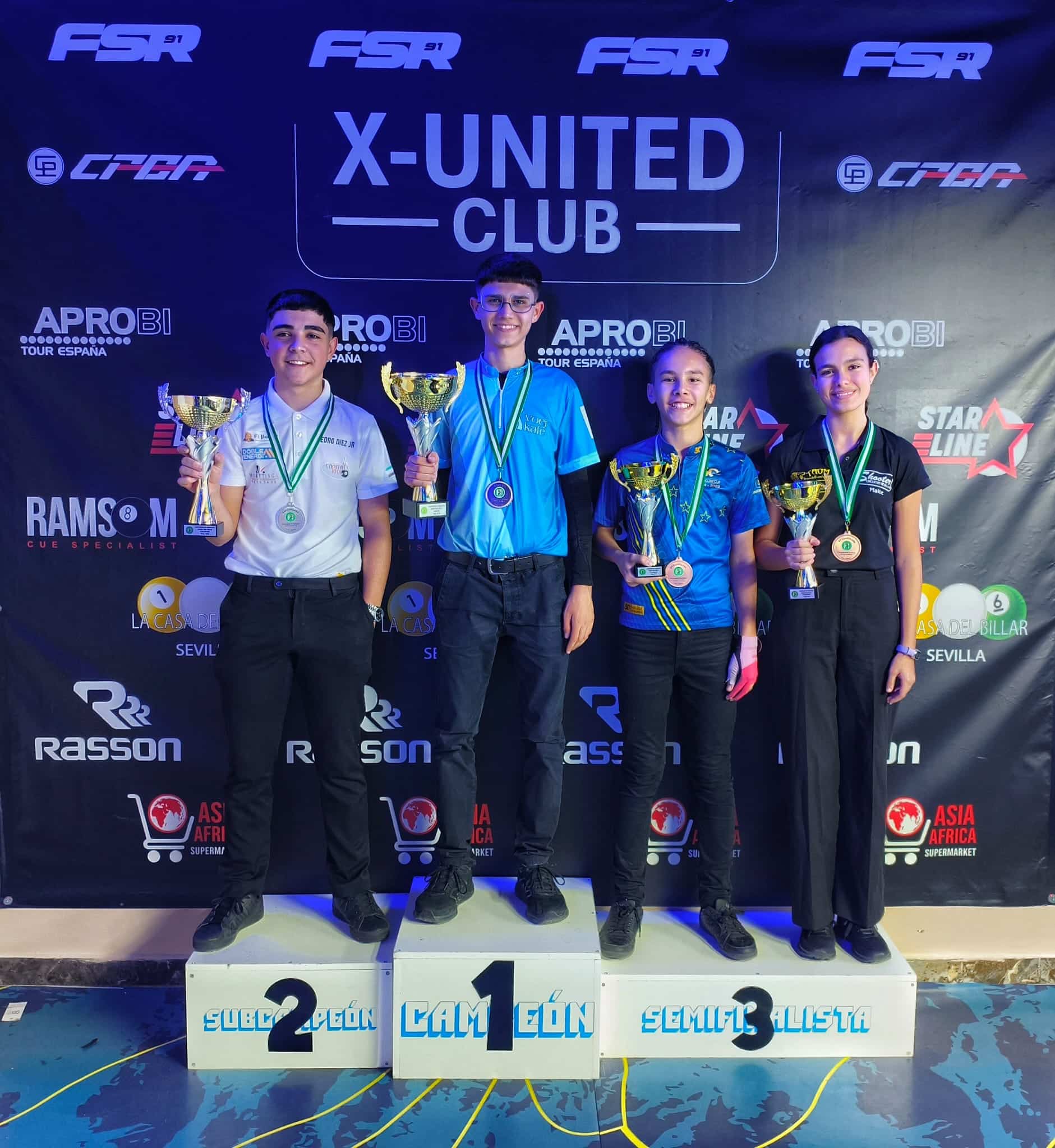 Yoan Damyanov: Campeón de Andalucía Junior en Bola 8, Bola 9 y Bola 10 para la Temporada 25/26