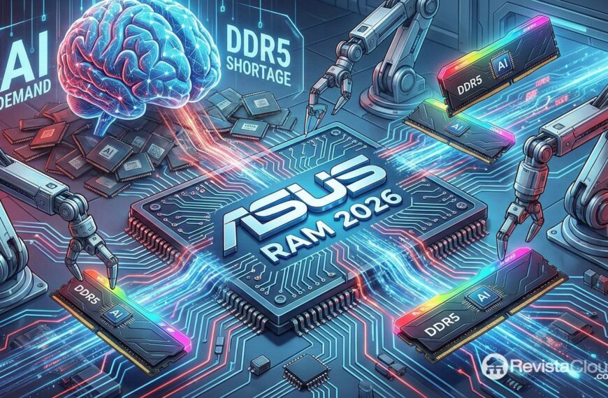 ASUS Incursionará en el Mercado de la Memoria RAM en 2026: Estrategia Frente a la Escasez de DDR5 y el Auge de la IA