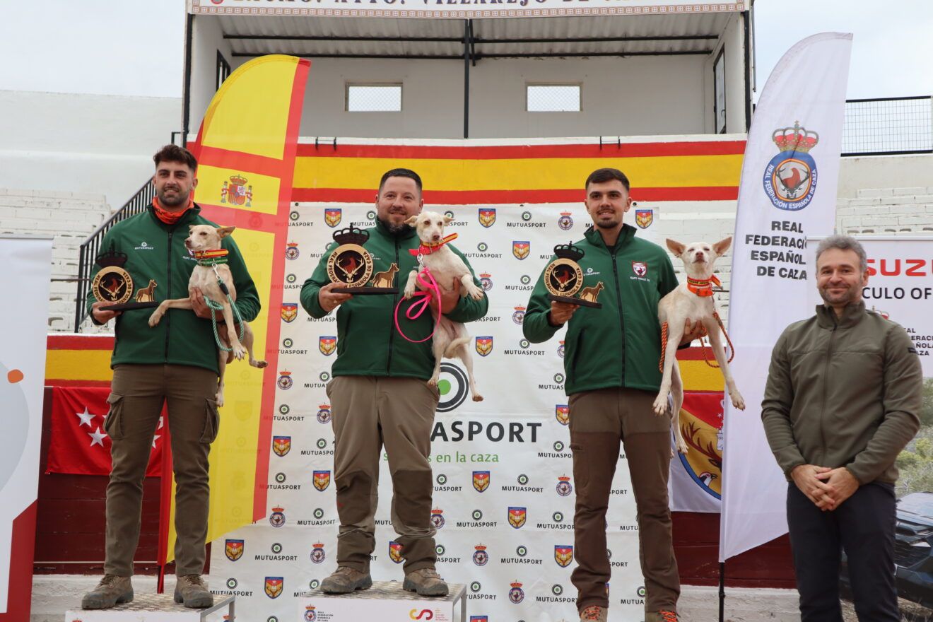 Andalucía Triunfa en el Campeonato de España de Trabajo para Podenco Andaluz, Maneto y Orito Español, Rozando el Pleno