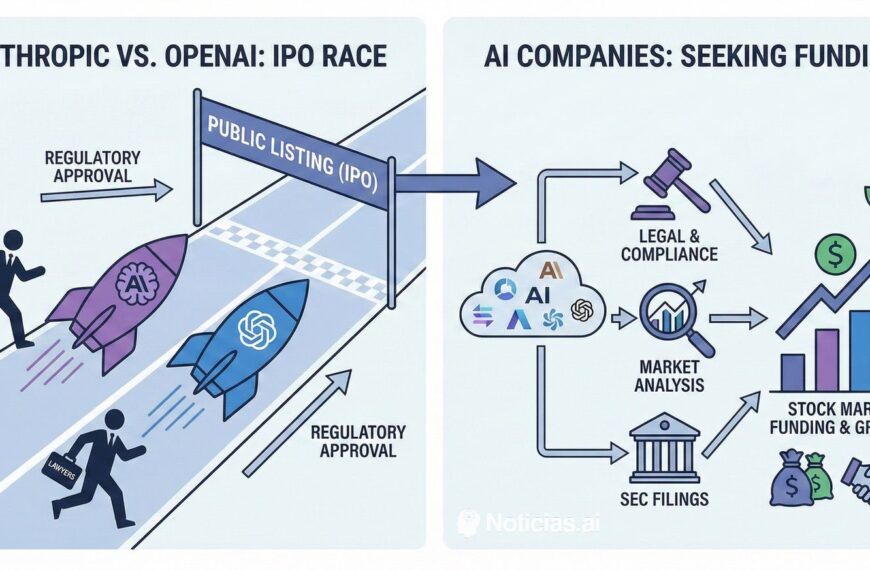 Anthropic Apura su Salida a Bolsa y Aviva la Competencia con OpenAI en los Mercados Financieros