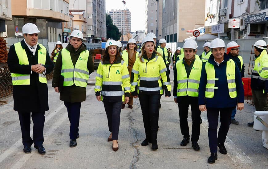 Avance de Obras del Metro de Málaga: Instalación de Doble Pantalladora en Tramo Hilera-Eugenio Gross