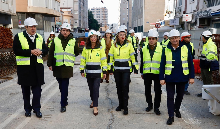 Avance de Obras del Metro de Málaga: Instalación de Doble Pantalladora en Tramo Hilera-Eugenio Gross 1 Avance de Obras del Metro de Málaga: Instalación de Doble Pantalladora en Tramo Hilera-Eugenio Gross