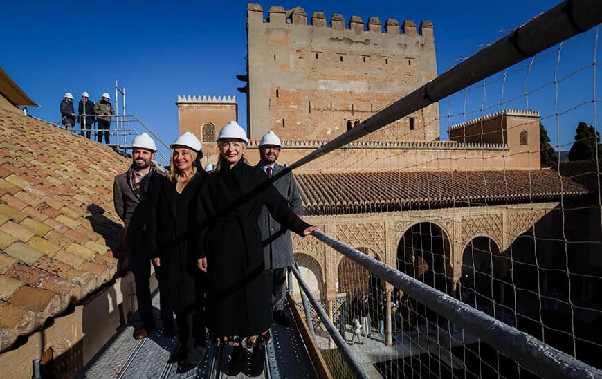 Avances Significativos: Restauración de Cubiertas del Mexuar y Palacios Nazaríes Alcanza el 60% de Ejecución