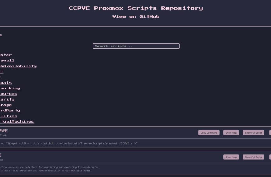 CCPVE: Transformando Proxmox VE en una Plataforma Intuitiva con Control Remoto y Navegación Simplificada