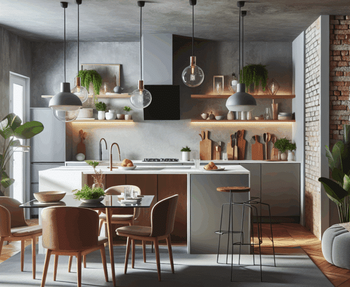 Cocinas abiertas: tirar paredes para ganar luz y amplitud en pisos pequeños