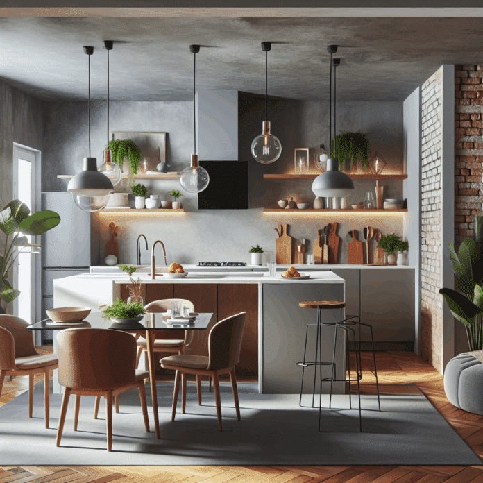 Cocinas Abiertas: Iluminación y Optimización de Espacios en Departamentos Compactos 1 Cocinas abiertas: tirar paredes para ganar luz y amplitud en pisos pequeños