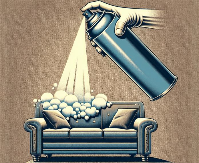 "Con un bote de laca para el pelo puedes quitar el polvo y los pelos y pelusas del sofá"