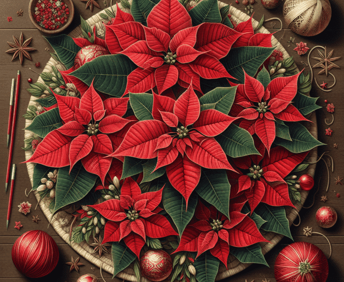 este es el sencillo truco para mantener las flores de Pascua rojas todo el año