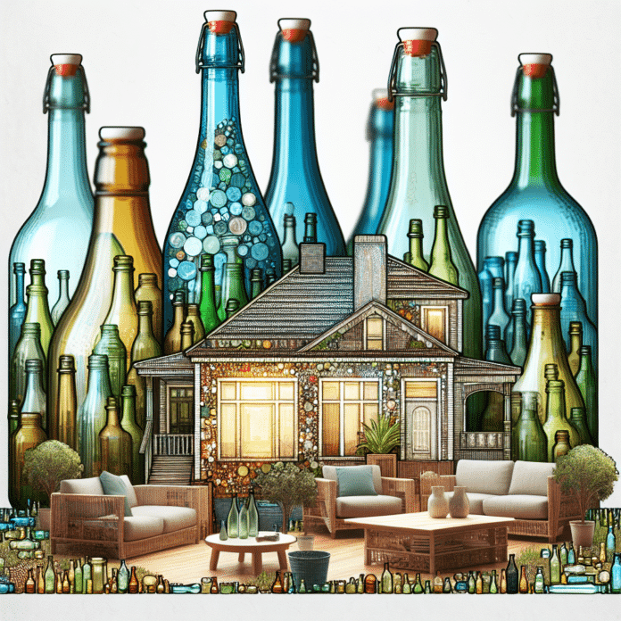Decoración Única: Ideas Creativas con Botellas de Vidrio Recicladas 1 No lo sabía, pero con una botella de vidrio reutilizada, podemos hacer esta útil idea para darle un toque personal de decoración al hogar