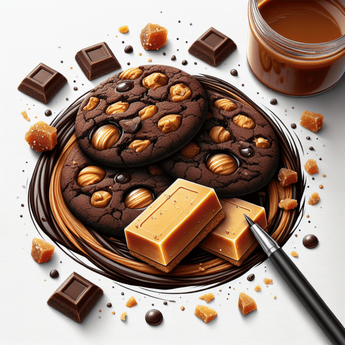 Delicias Irresistibles: Galletas de Chocolate con Toffee y Mantequilla Dorada 1 Maisons du Monde