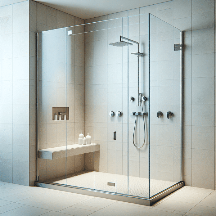 Diseño de Ducha: Elegancia y Funcionalidad en Armonía 1 "Si no te termina de encajar la mampara de cristal de la ducha, este es el modelo que yo pondría"