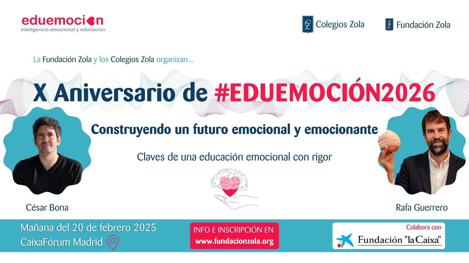 Educar con el Corazón: Rafa Guerrero y César Bona en Eduemoción 2026 1 Silvia Pastor
