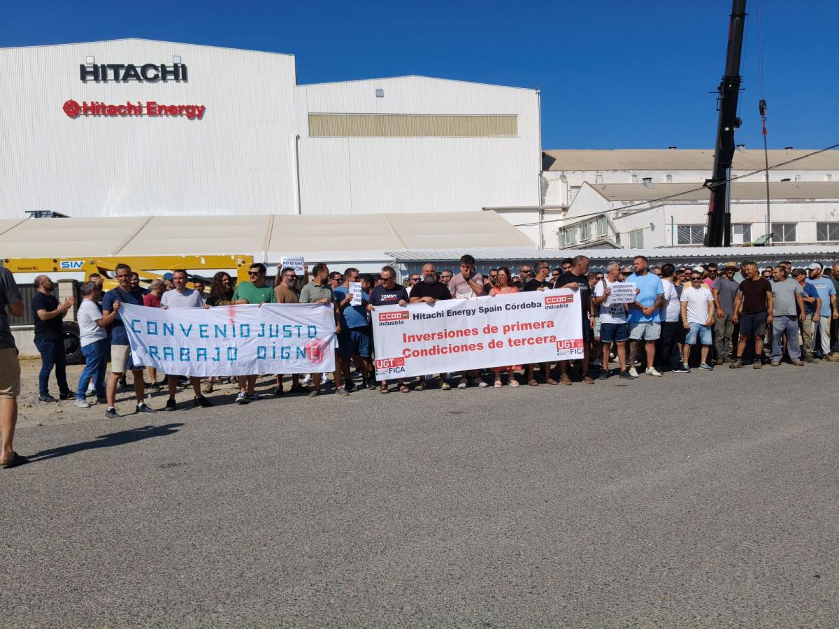 Imagen de una de las movilizaciones recientes en Hitachi.