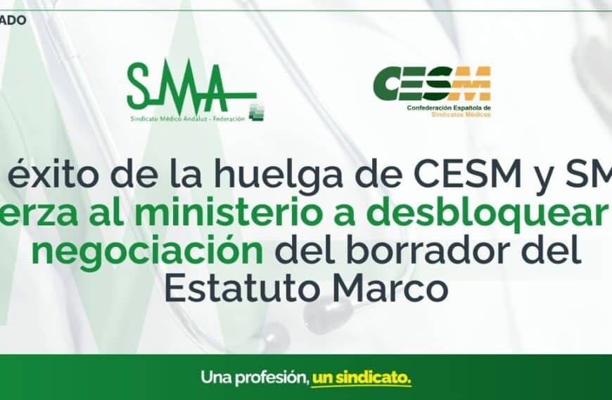 El Éxito de la Huelga de CESM y SMA Obliga al Ministerio a Retomar las Negociaciones del Borrador del Estatuto Marco