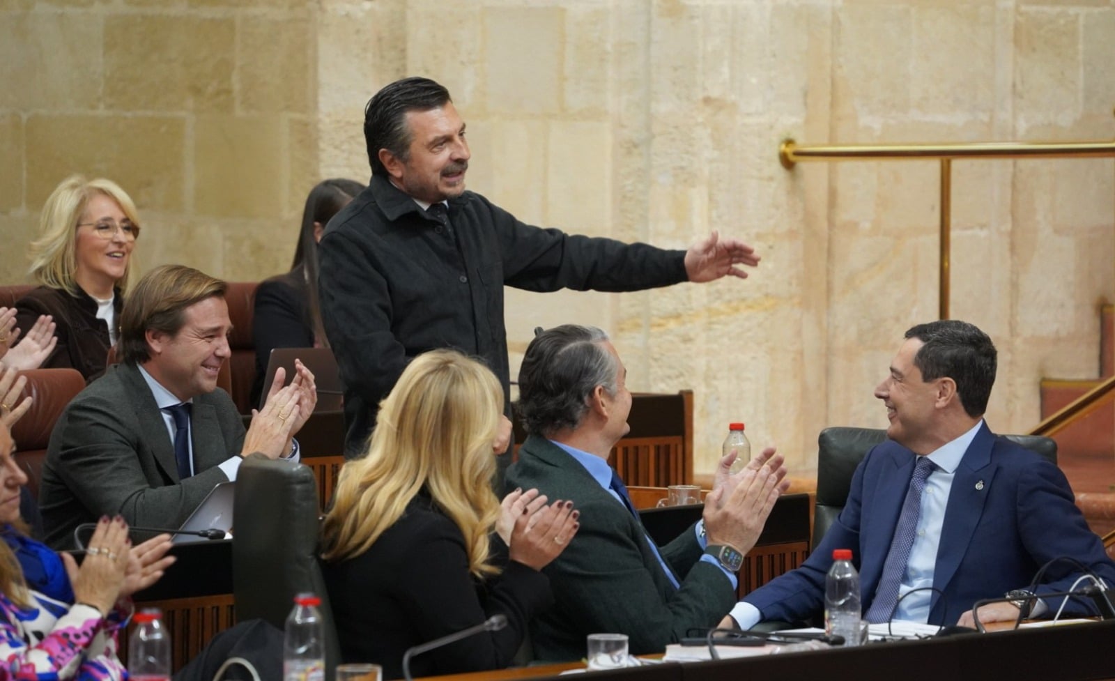 Toni Martín, en el Pleno del Parlamento de Andalucía