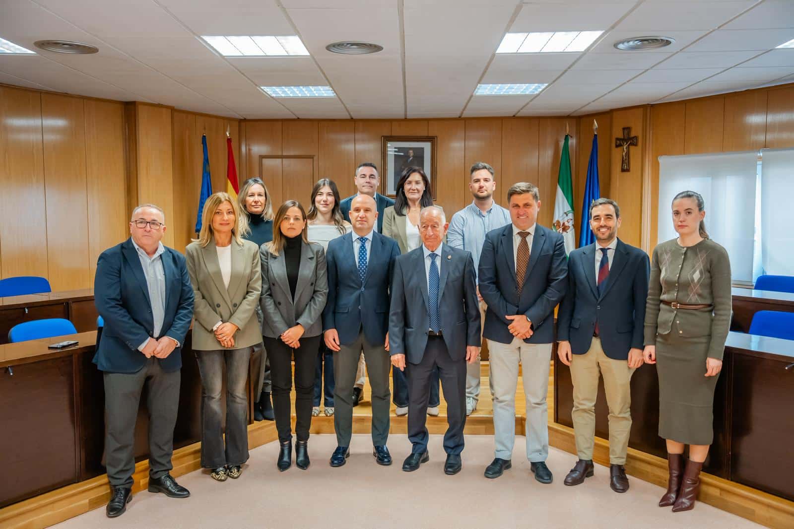 El Presidente de la Diputación Efectúa Su Primera Visita Institucional a Roquetas de Mar