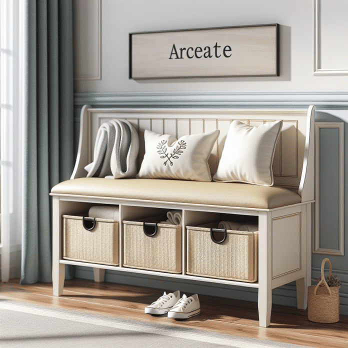 Elegancia y Organización: Transformando tu Hogar 1 Maisons du Monde lanza un banco con almacenaje perfecto para dar un toque de diseño al recibidor o al dormitorio