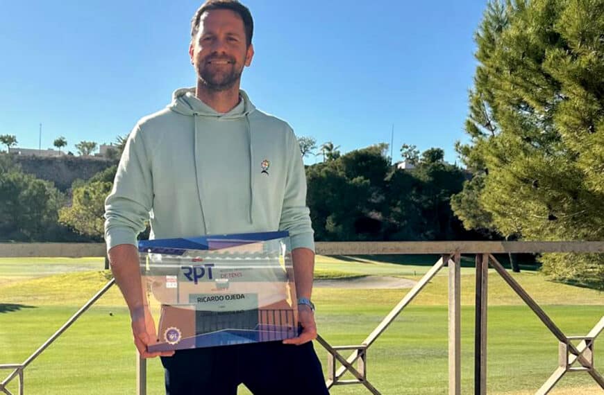 Ricardo Ojeda, premio Coach ATP por RPt