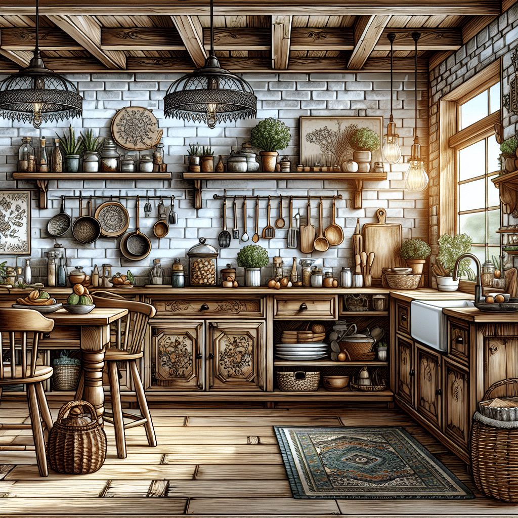 Explora 7 Encantadoras Ideas para Transformar Cocinas Rústicas Pequeñas 1 Silvia Pastor