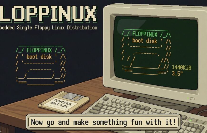 FLOPPINUX Resurge: Ingenio y Astucia para Reintroducir Linux ‘Moderno’ en un Disquete de 1,44 MB