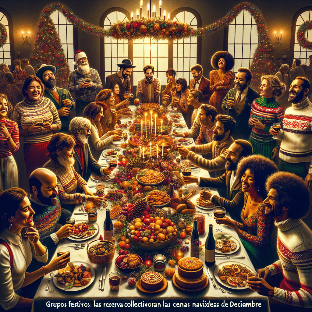 Grupos Festivos: Las Reservas Colectivas Dominarán las Cenas Navideñas de Diciembre 1 Grupos Festivos Las Reservas Colectivas Dominaran las Cenas Navidenas de