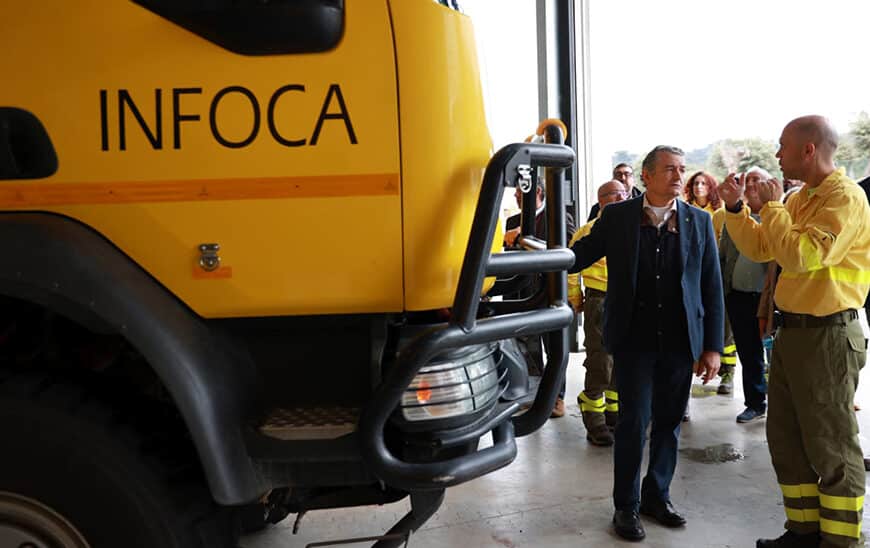 Inauguración del Nuevo Centro de Defensa Forestal de El Pedroso por La Junta