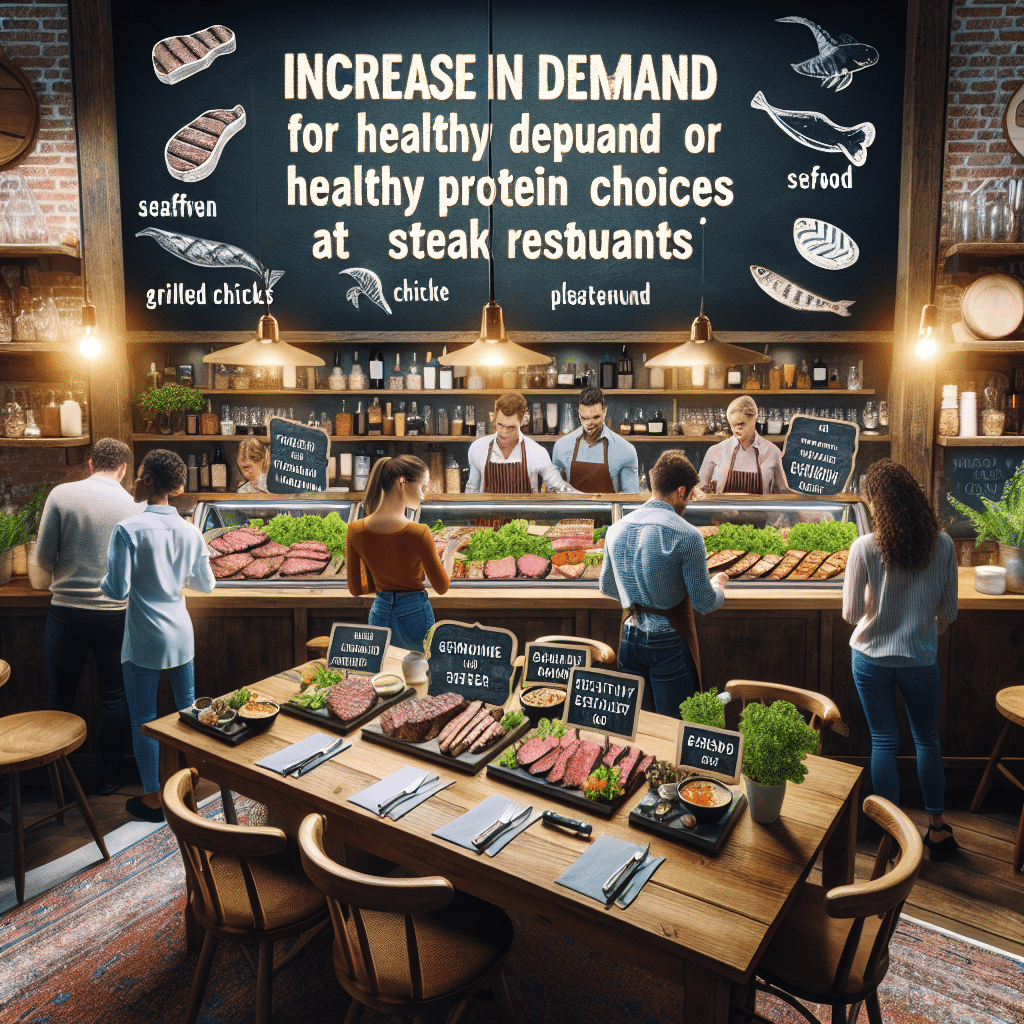 Incremento en la Demanda de Opciones Proteicas Saludables en Restaurantes de Carnes 1 Incremento en la Demanda de Opciones Proteicas Saludables en Restaurantes