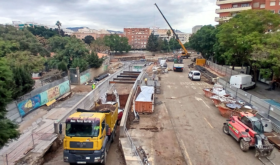 Inician Obras de Excavación del Túnel en el Tramo 1 de la Extensión del Metro de Málaga en Santa Elena 1 Inician Obras de Excavación del Túnel en el Tramo 1 de la Extensión del Metro de Málaga en Santa Elena