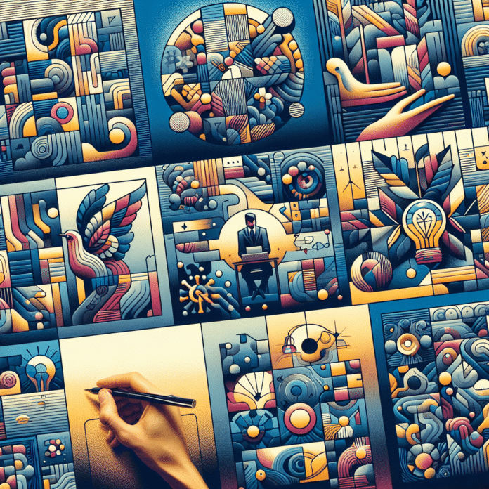 Salón moderno con colores profundos