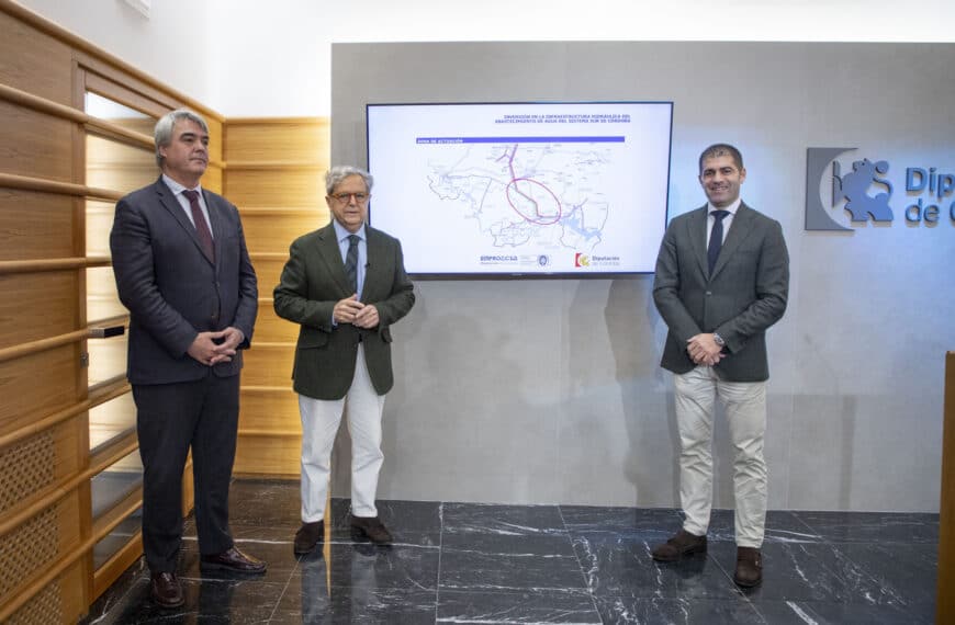 La Diputación adjudica la obra de mejora del suministro de agua de Iznájar a Los Prietos por 7,5 millones de euros