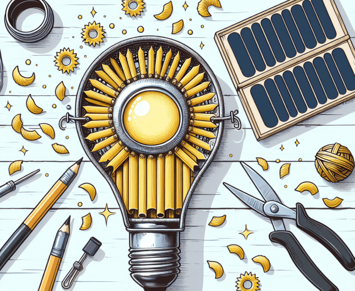 No lo sabía, pero si reutilizas un viejo colador de pasta, puedes hacer esta lámpara solar