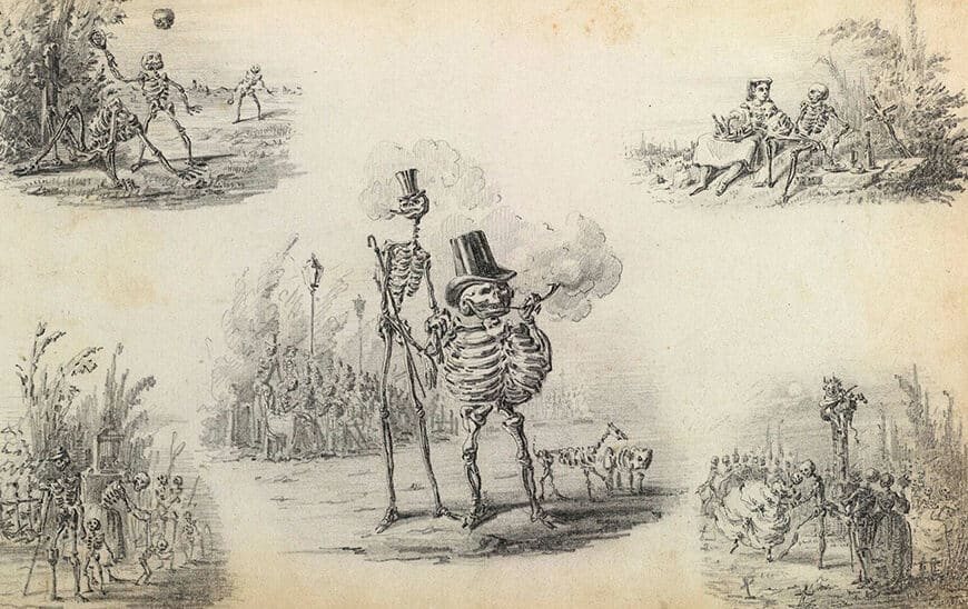 Los Esqueletos a Plumilla: El Arte Íntimo de Gustavo Adolfo Bécquer