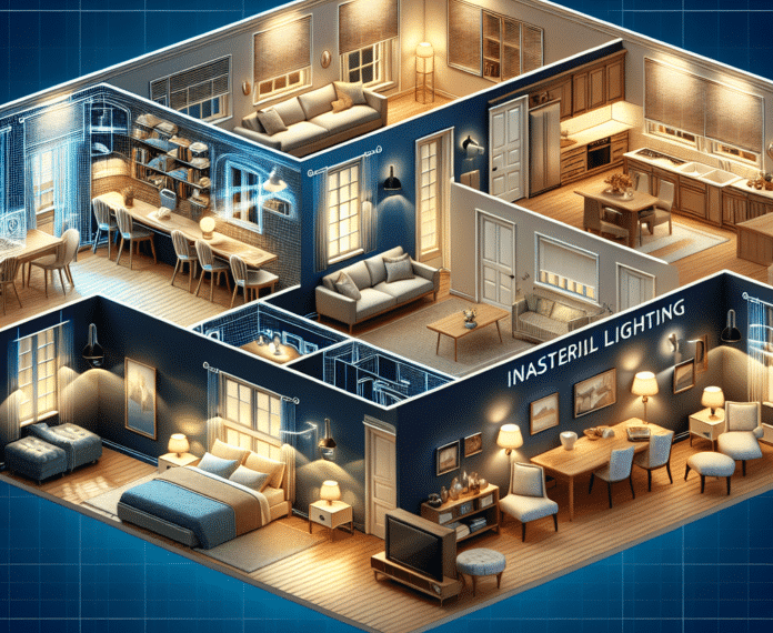 Iluminación indirecta para crear ambiente cinematográfico