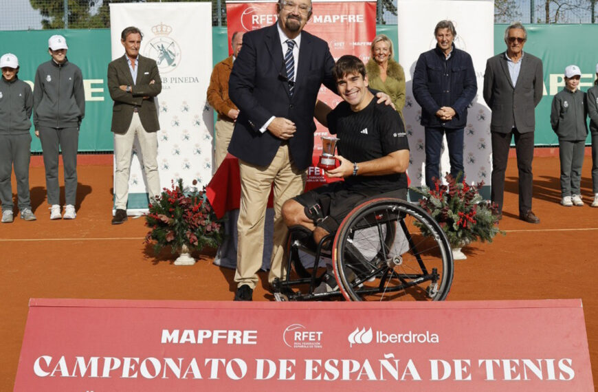 Martín de la Puente, campeón de España de Tenis en Silla